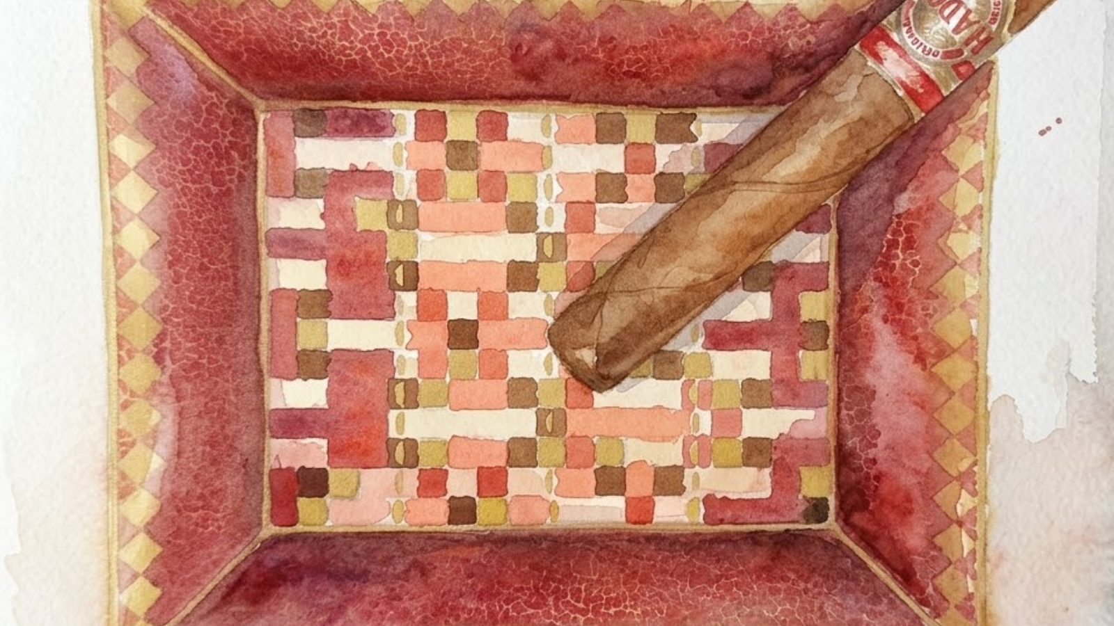 Cendrier et cigare — Epicure Floriano