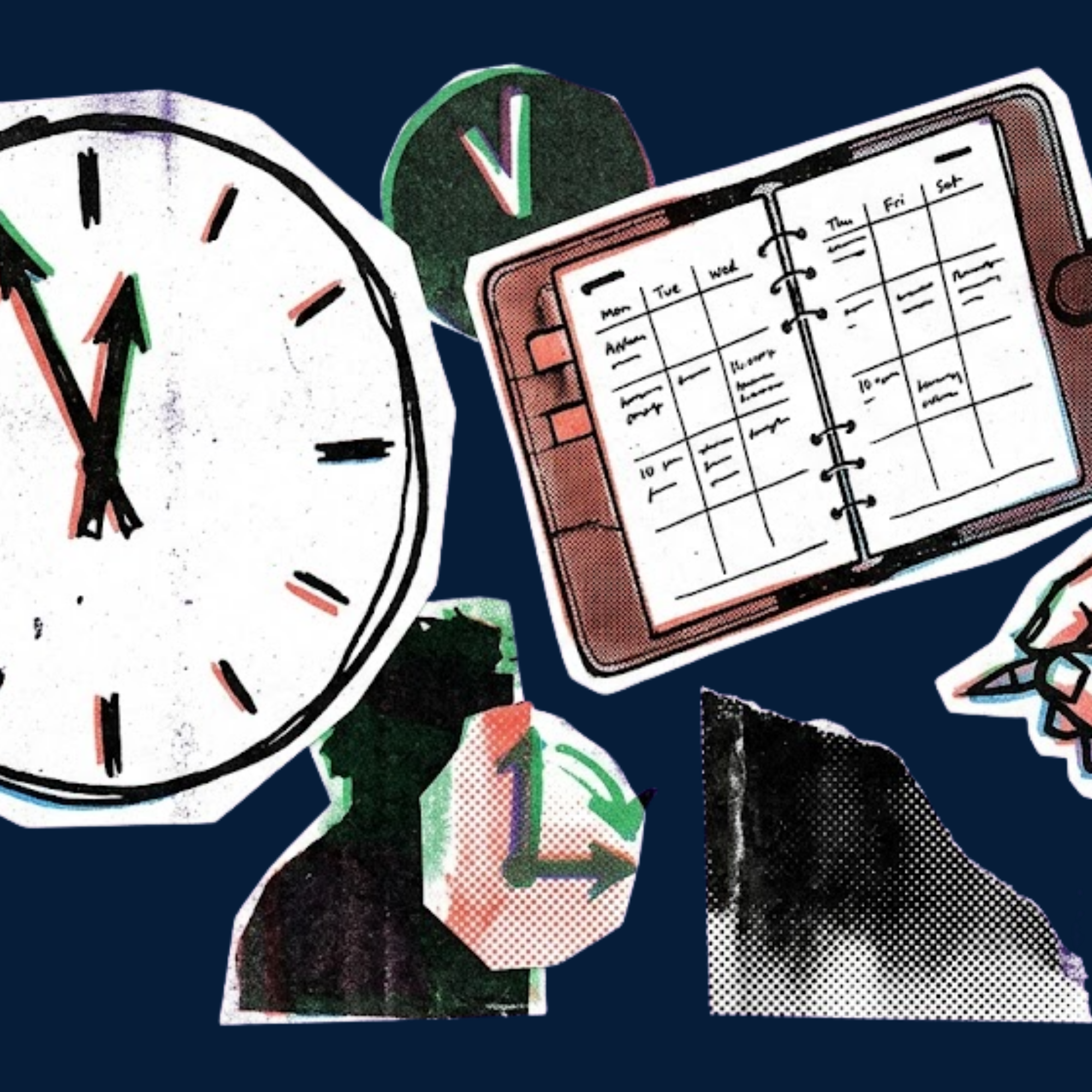 Être à l'Heure — L'agenda cuir